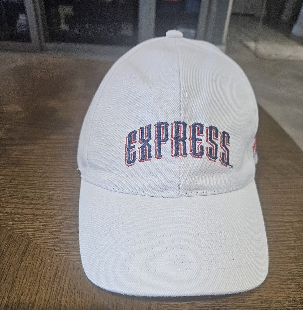 Express White Logo Cap